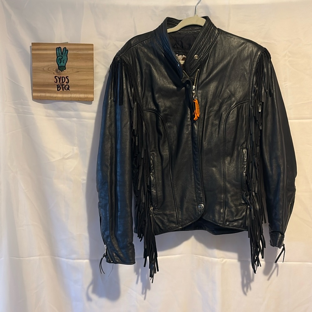 vintage harley davidson leather jacket